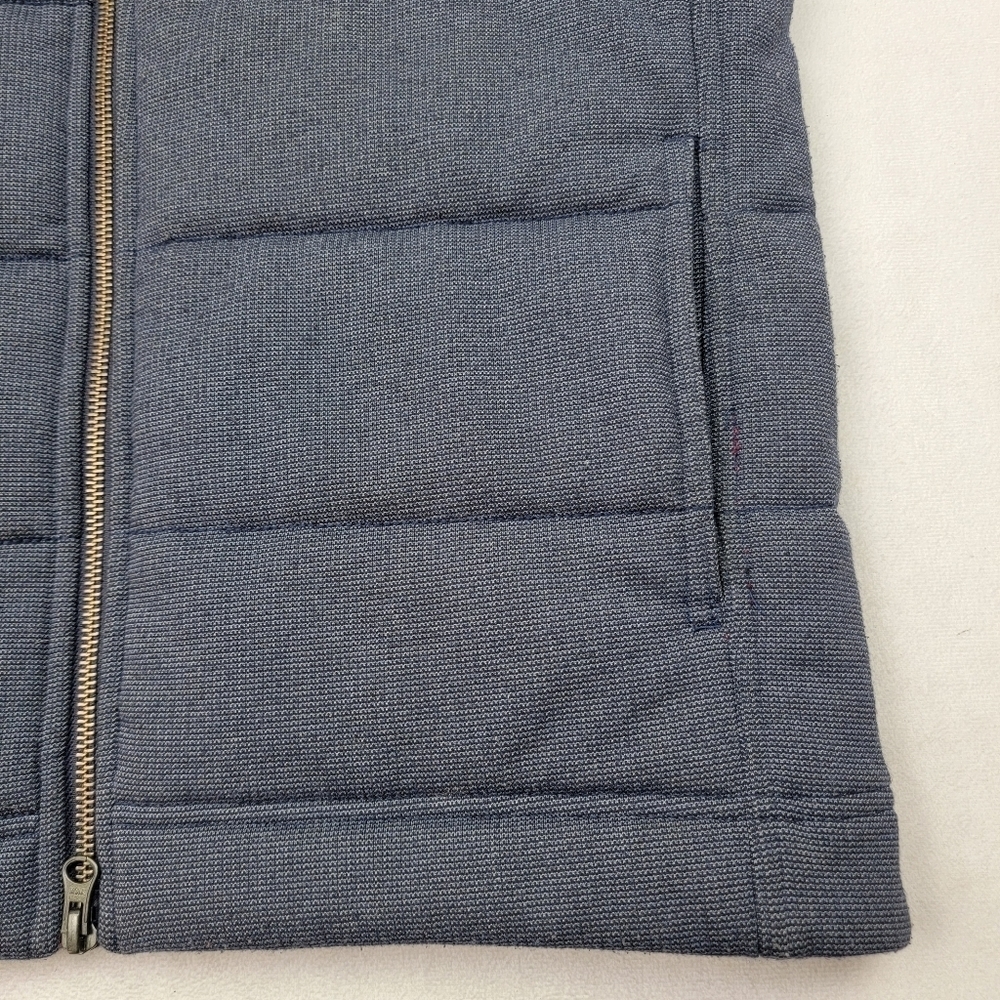 Banana Republic navy textured paneled vest - Picture 2 of 5